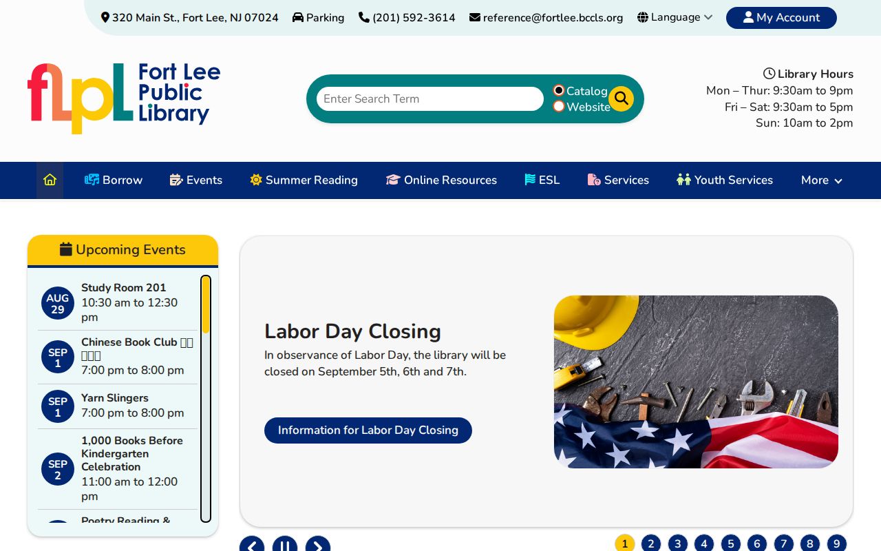 Fort Lee city directory research at the Fort Lee Public Library